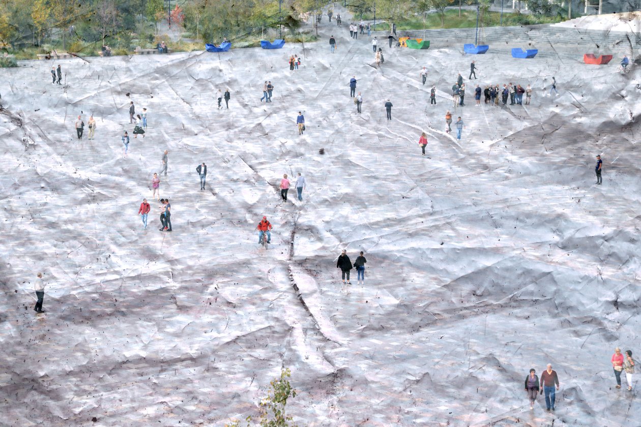 Glace et papier, 2019 - Alex Caminker