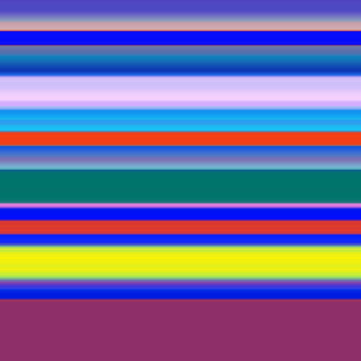 Rayures-cordes multicolores, 2019 - Alex Caminker