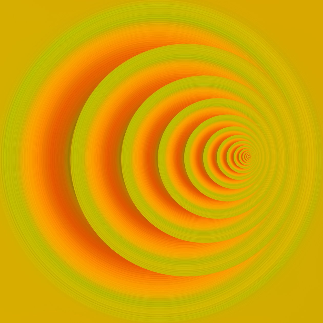 chemin souterrain (orange) II - Alex Caminker
