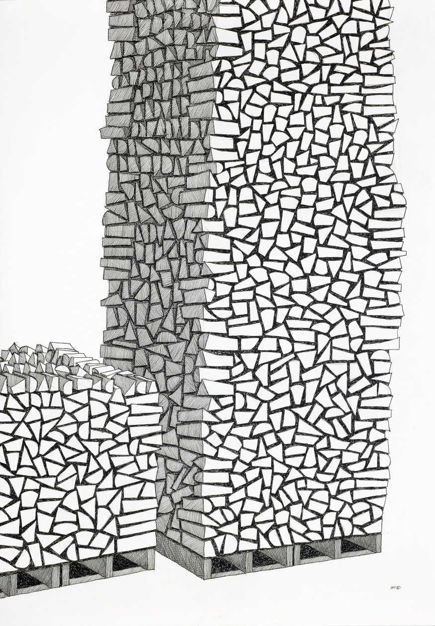 Fantaisie de Palettes de Bois de Chauffage - Alex Dunn