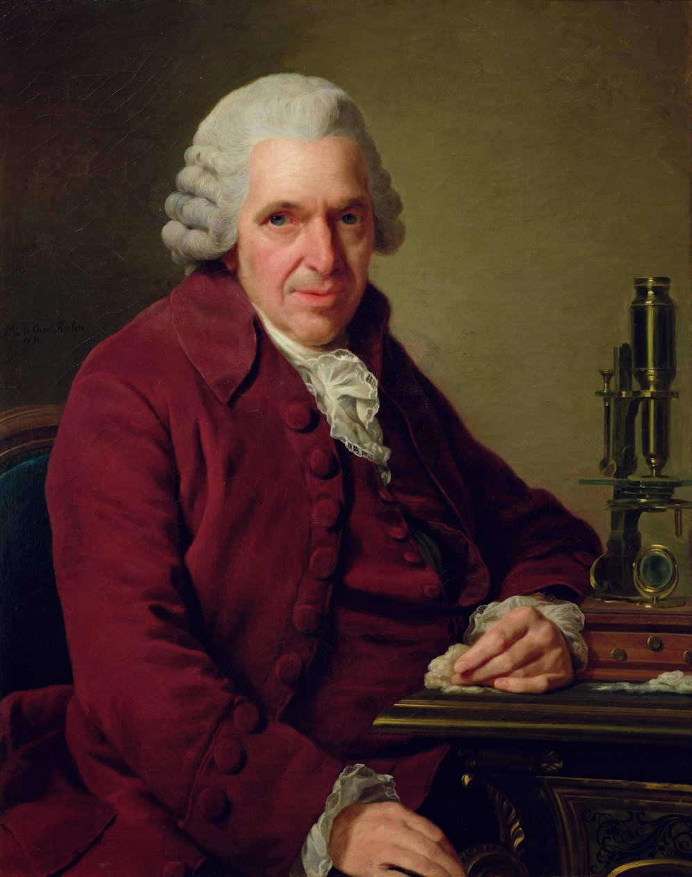 Portrait de Louis Jean Marie Daubenton (1716-1800) 1791 - Alexander Roslin