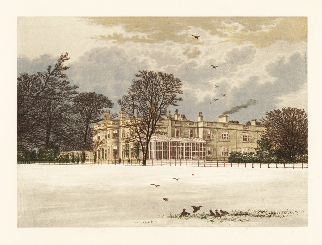 Ednaston Lodge, Derbyshire, Angleterre - Alexander Francis (after) Lydon