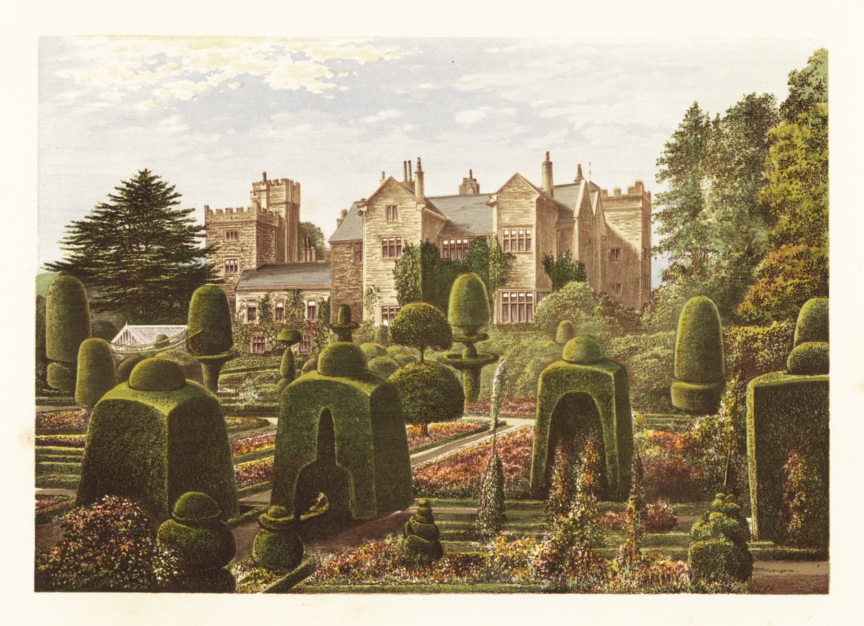Levens Hall, Cumbria, Angleterre, 1880 - Alexander Francis (after) Lydon