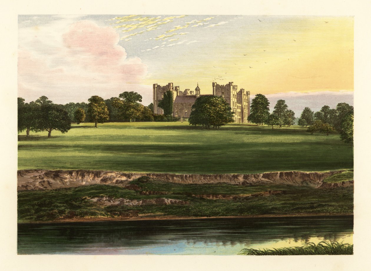 Château de Lumley, Durham, Angleterre - Alexander Francis (after) Lydon