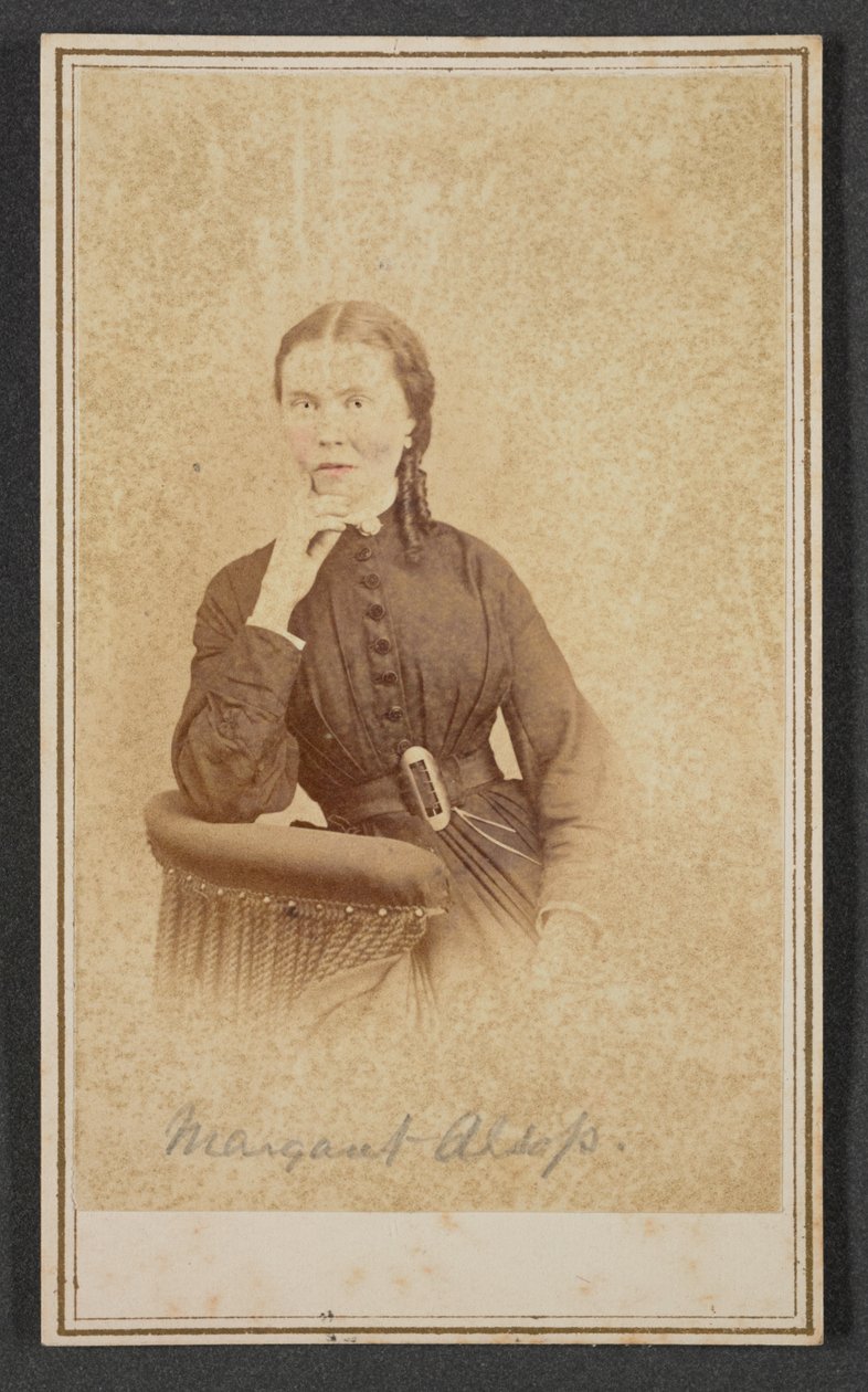 Carte-de-visite portrait de Margaret Alsop - Alexander Gardner