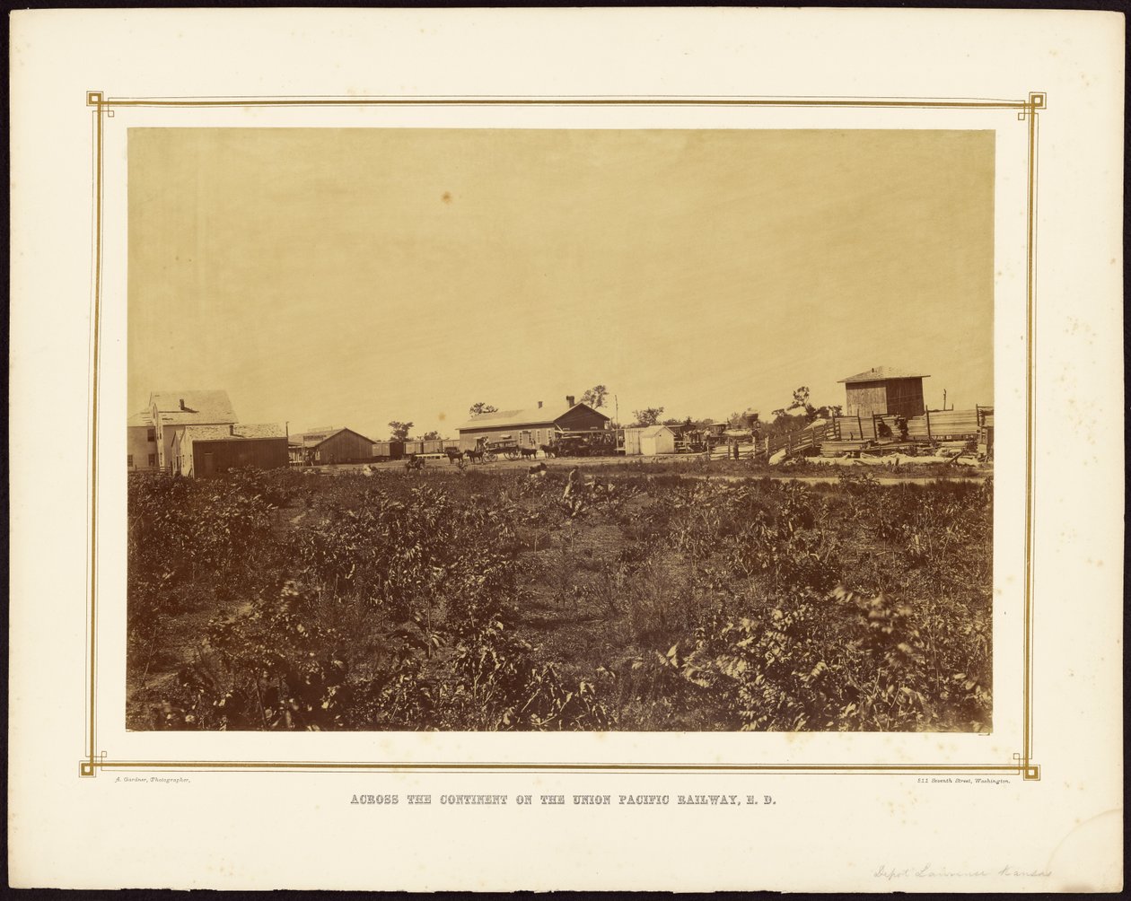 [Dépôt, Lawrence, Kansas] - Alexander Gardner