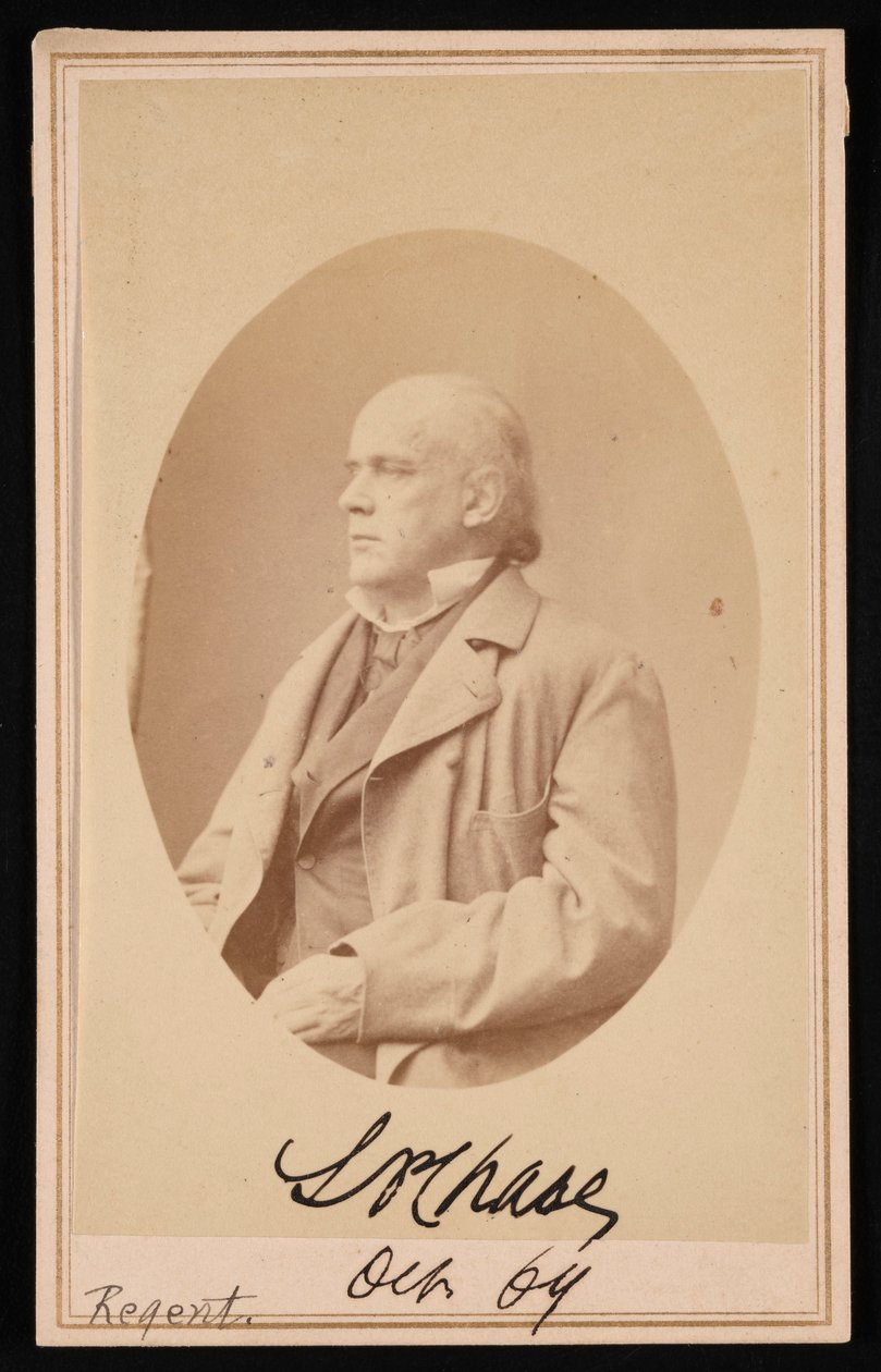 Portrait de Salmon Portland Chase 1808-1873, octobre 1864 - Alexander Gardner