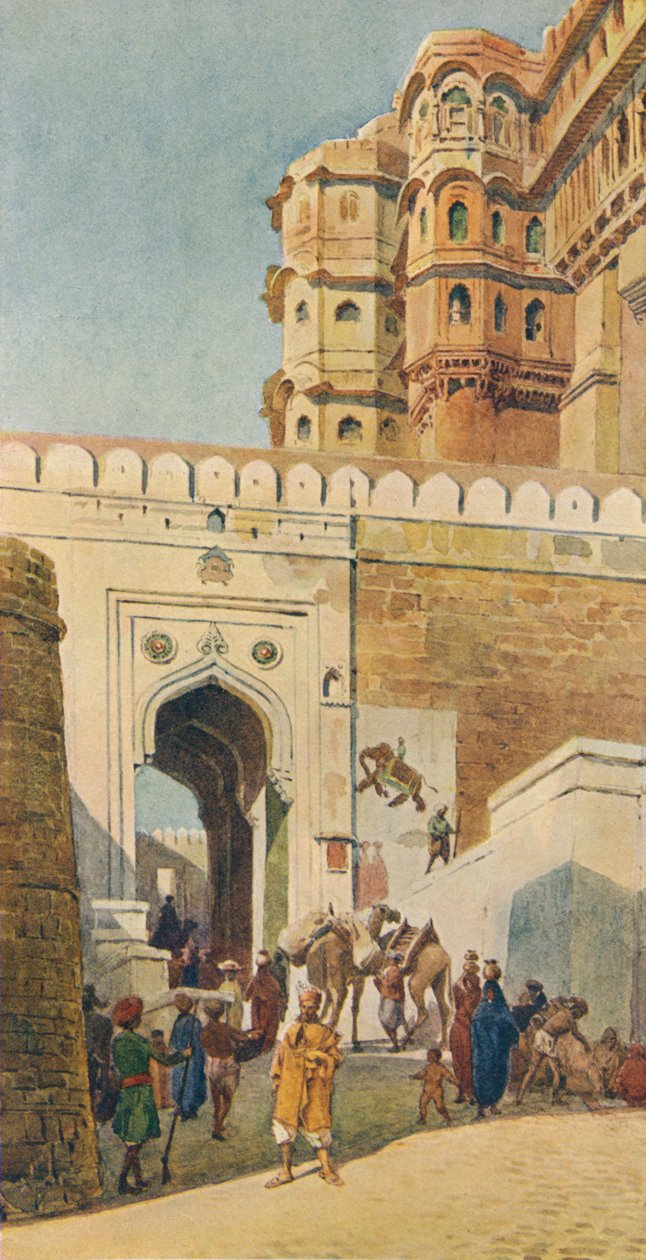 L'Ascension au Palais, Jodhpur | Estampe d'art