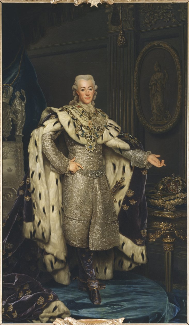 Portrait de Gustave III de Suède - Alexander Roslin