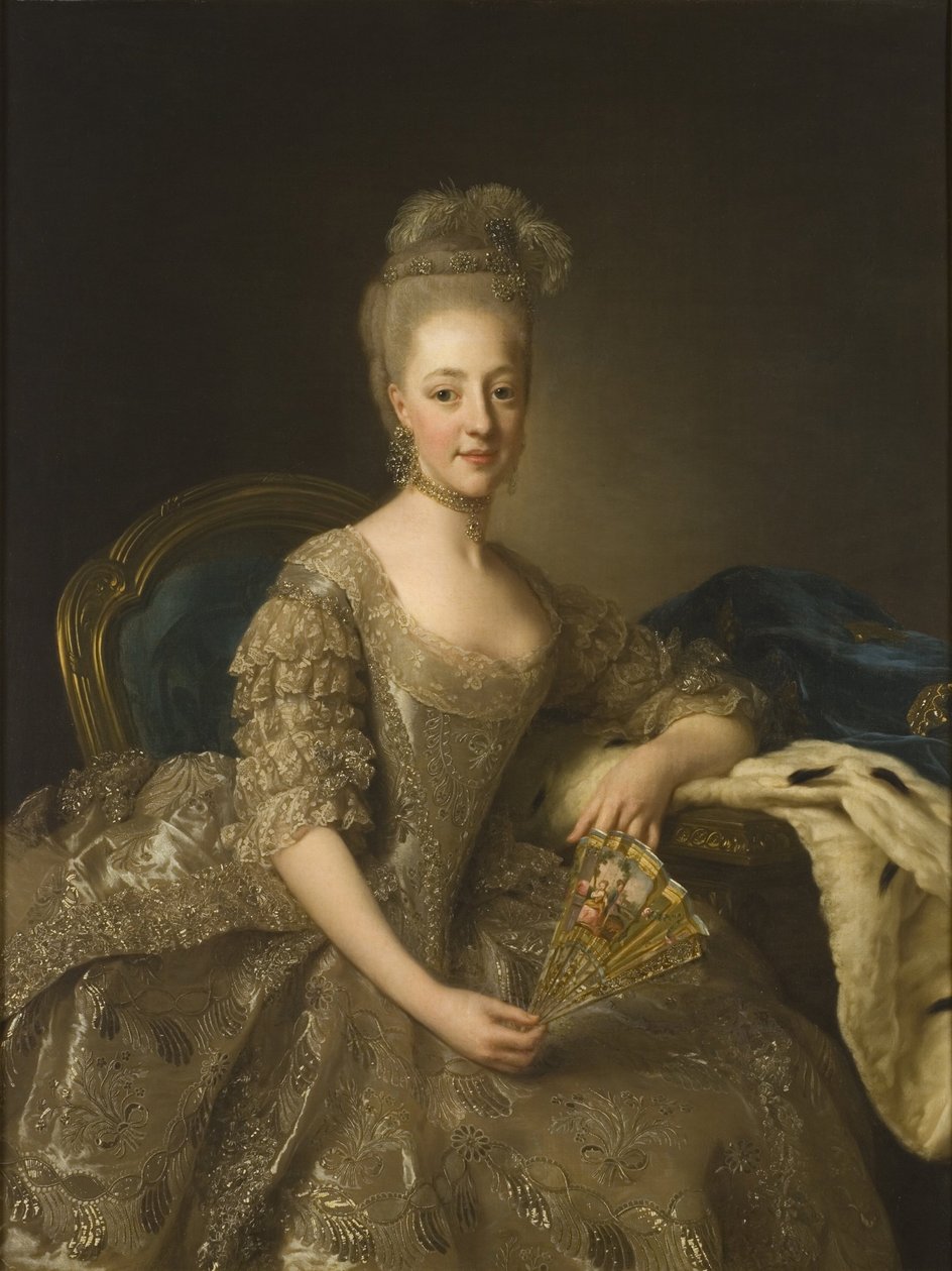 Hedvig Elisabet Charlotta (1759-1818), princesse de Suède, duchesse de Södermanland, puis reine de Suède et de Norvège - Alexander Roslin