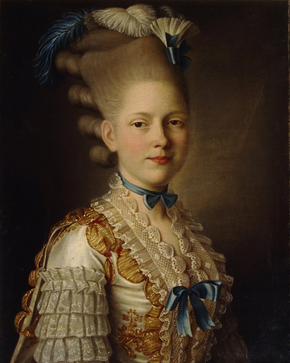 Portrait de la comtesse Kh. Obolenskaya, vers 1776 - Alexander Roslin