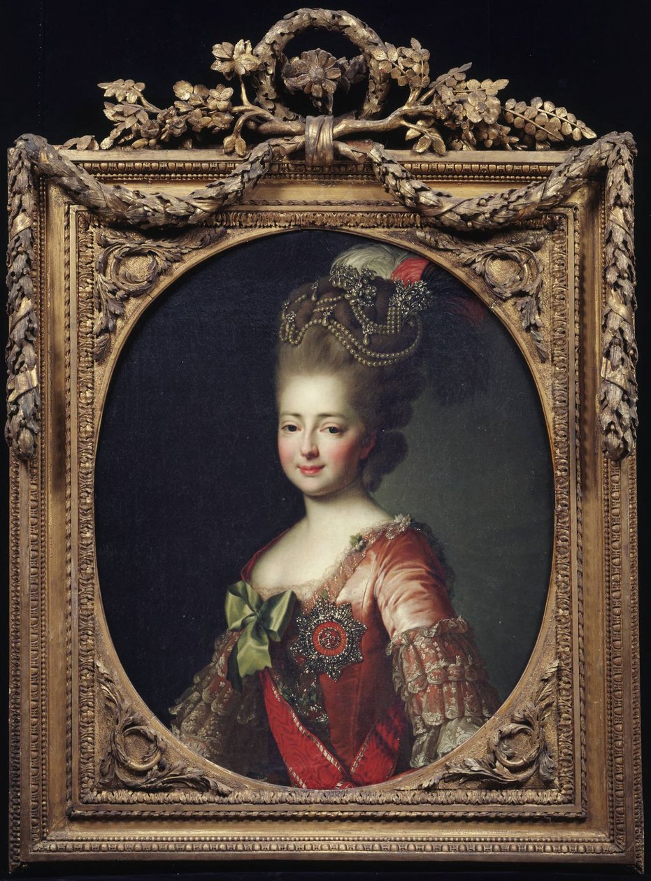 Portrait de la grande-duchesse Sophie, seconde épouse du tsarévitch Paul - Alexander Roslin