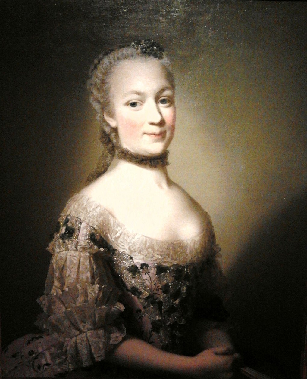 Portrait de Katarzyna Mniszech, née Zamoyska - Alexander Roslin
