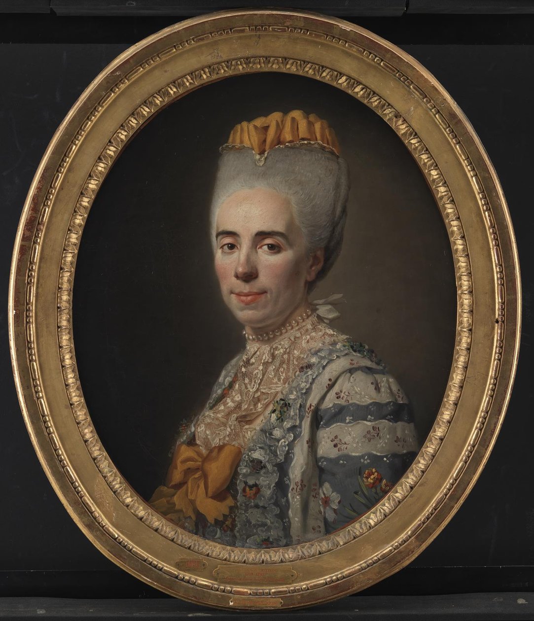 Portrait de Mme Antoinette-Louise Issard-Lacour, mariée à Ch. A. Bourlet de Vauxelles - Alexander Roslin