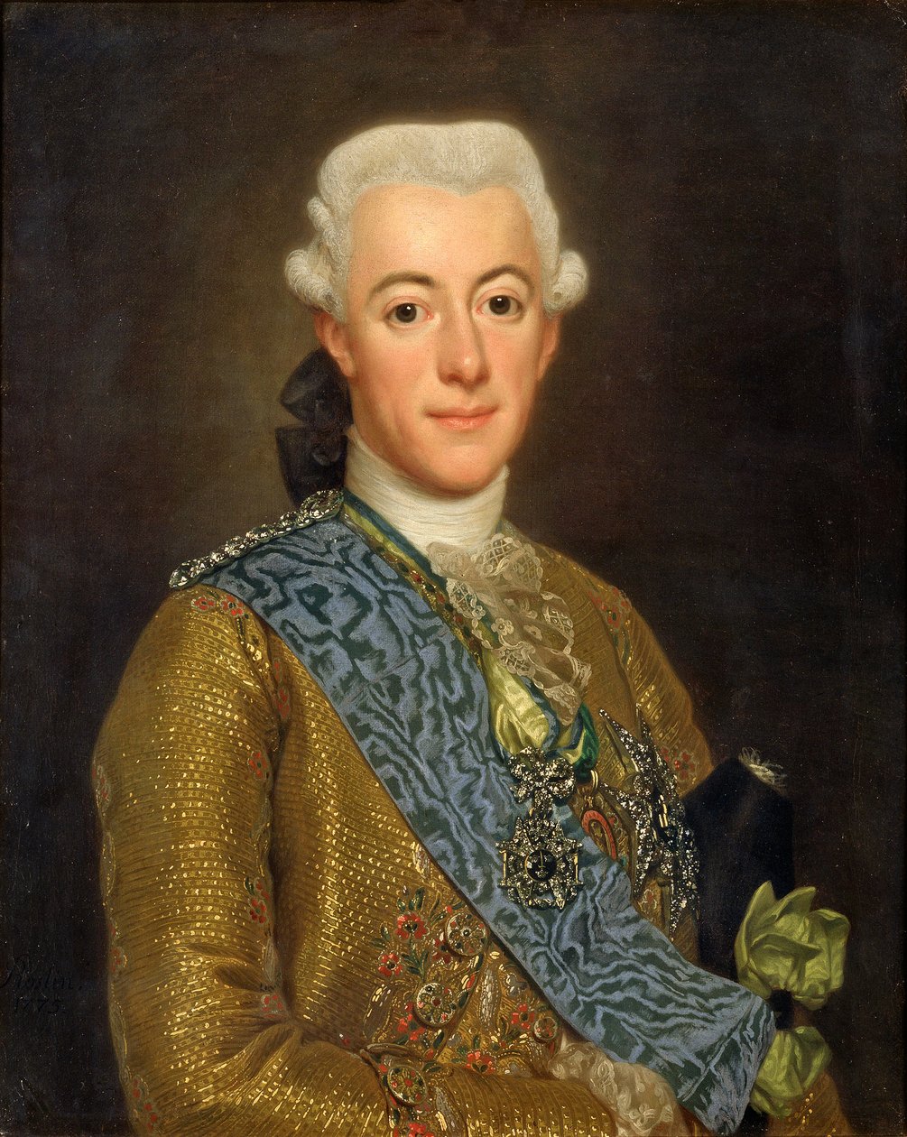 Suédois : Gustav III Roi Gustav III de Suède - Alexander Roslin