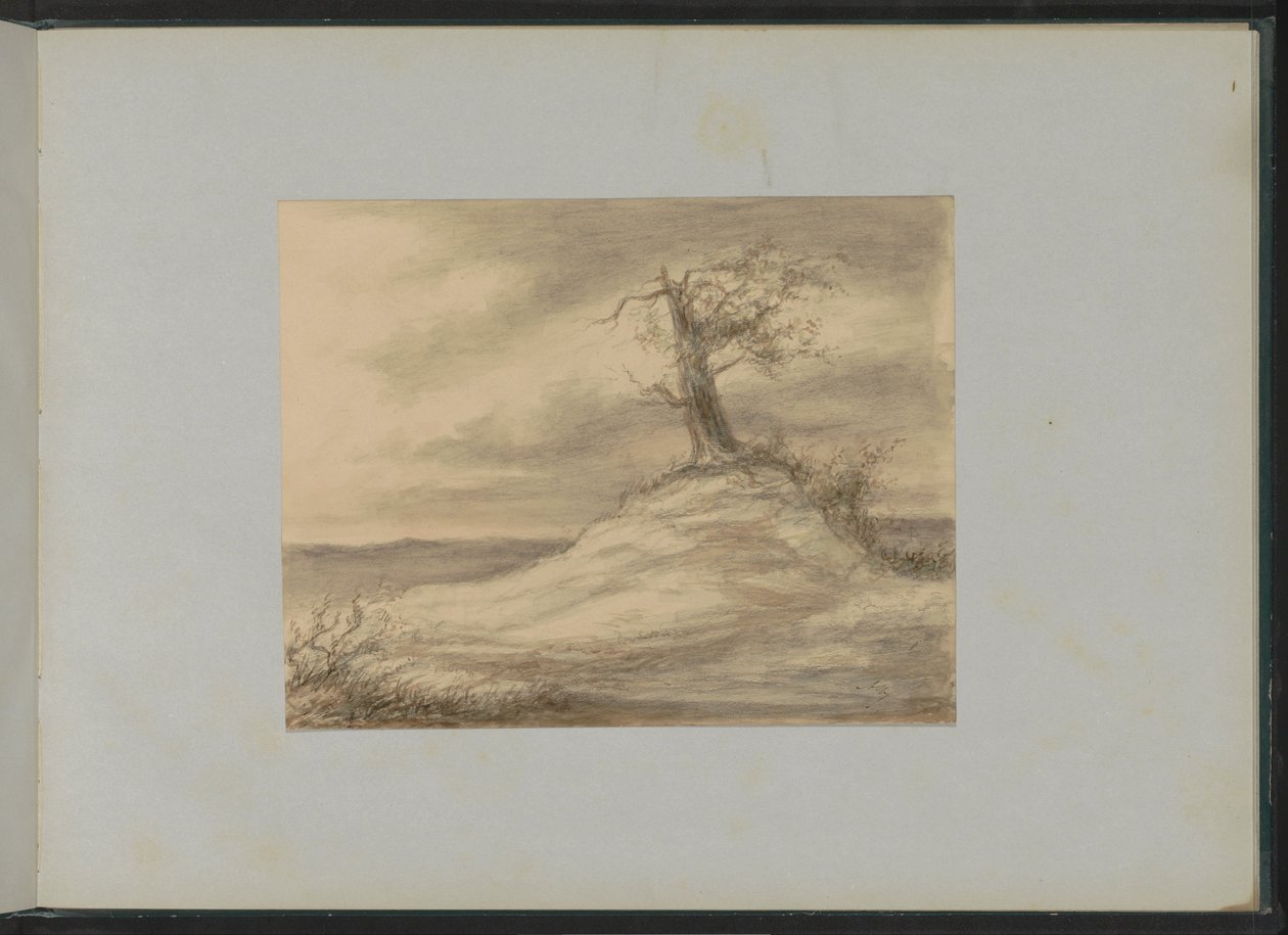 Arbre sur une colline - Alexander Ver Huell