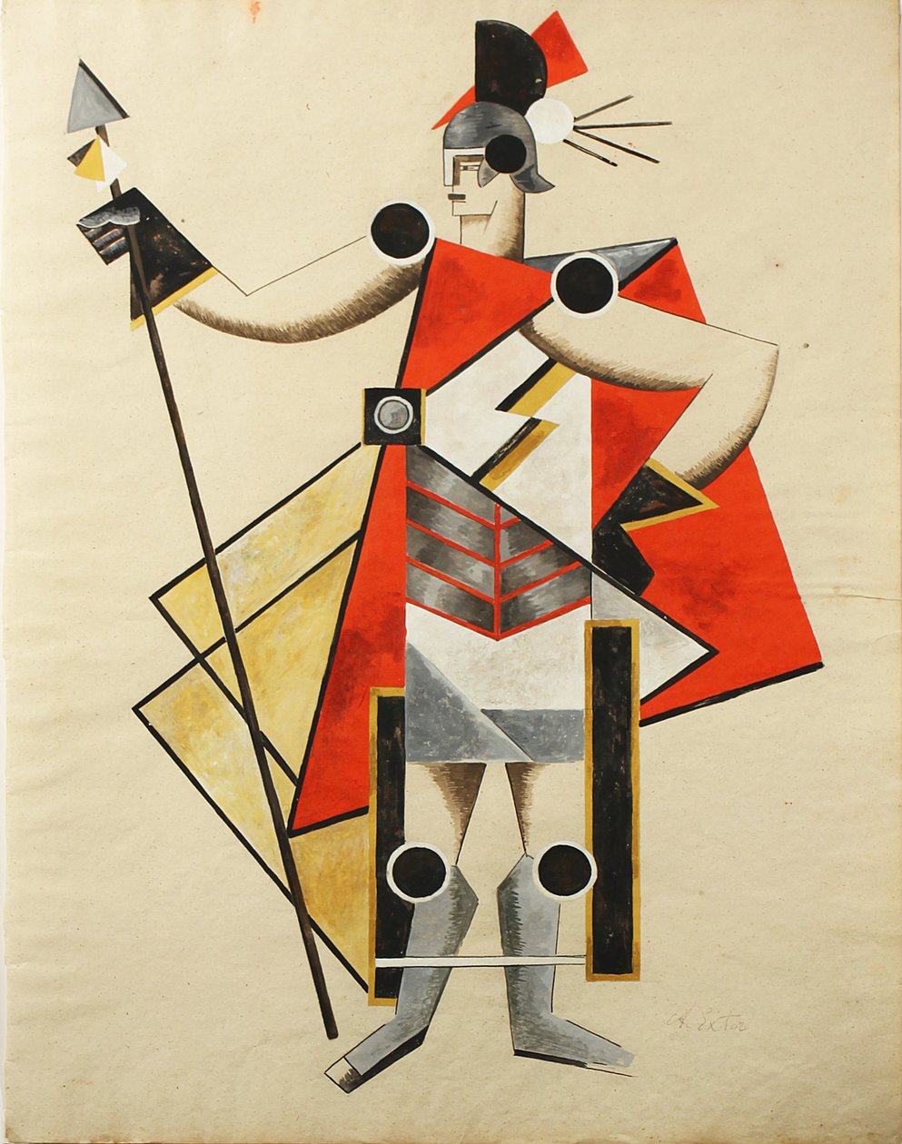 Costume pour la pièce La Dame Invisible, 1924 - Alexandra Alexandrowna Exter