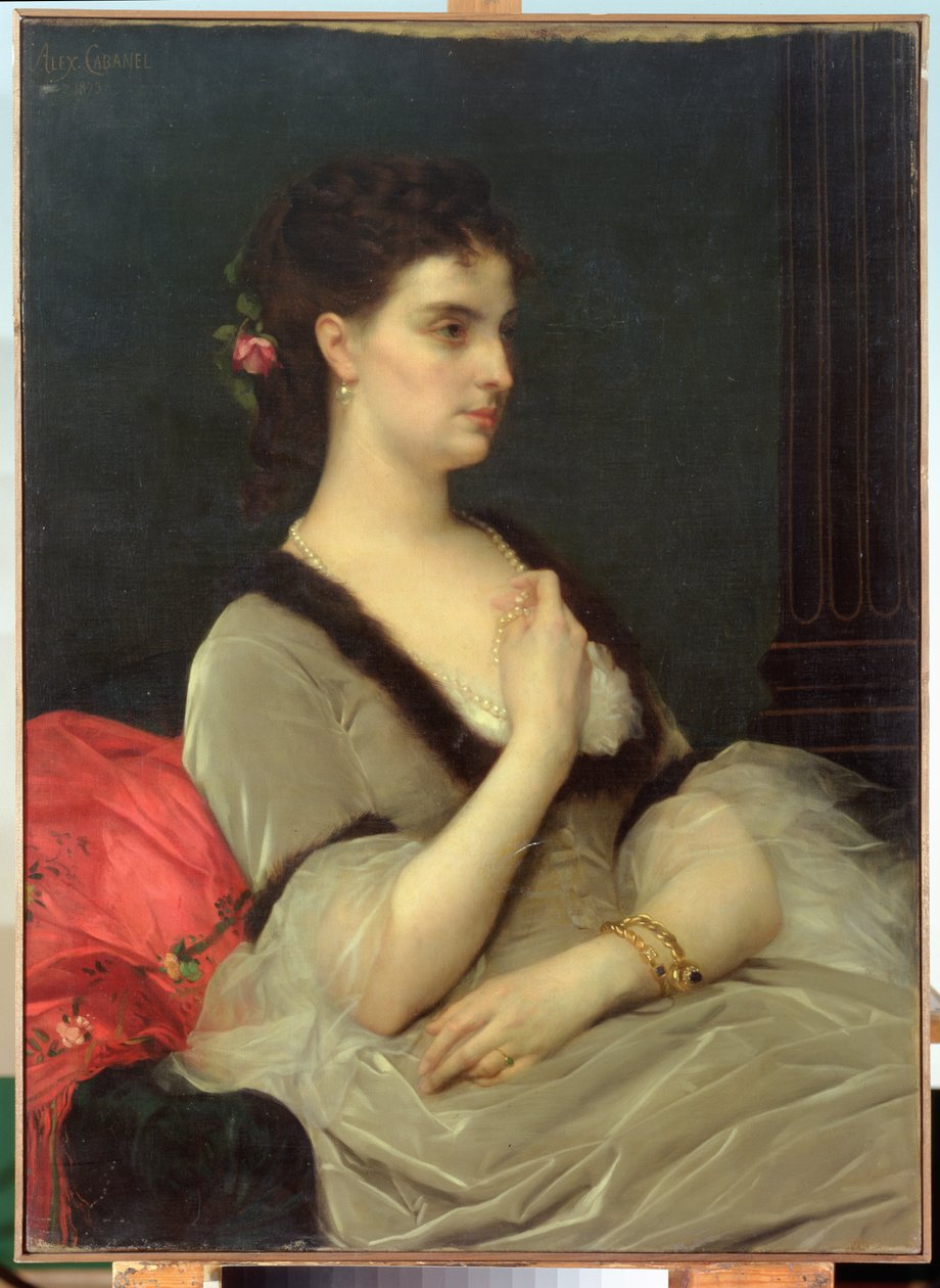 Portrait de la comtesse E.A. Vorontova-Dashkova, 1873 - Alexandre Cabanel