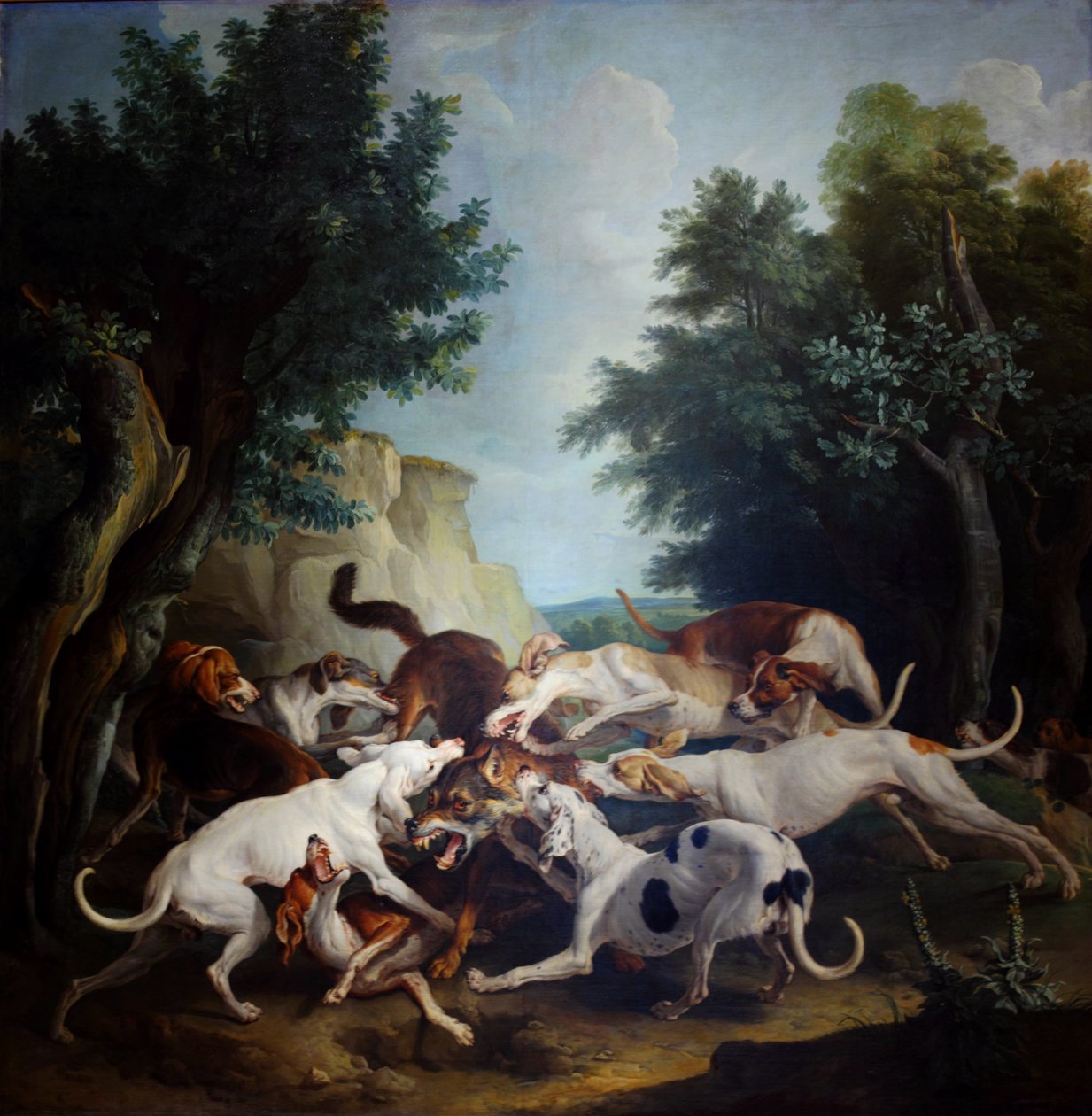 La chasse au loup - Alexandre Francois Desportes