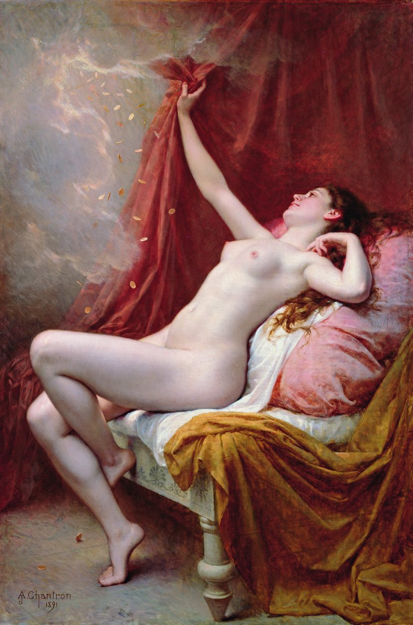 Danaé, 1891 - Alexandre Jacques Chantron