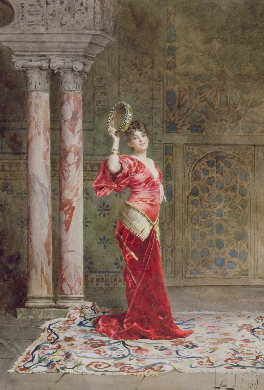 Une danseuse orientale, 1877 - Alexandre-Louis Leloir