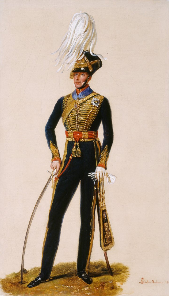 Lieutenant Général Sir Thomas Downman (1776-1852) KCH Royal Horse Artillery, vers 1832 - Alexandre Jean Dubois Drahonet