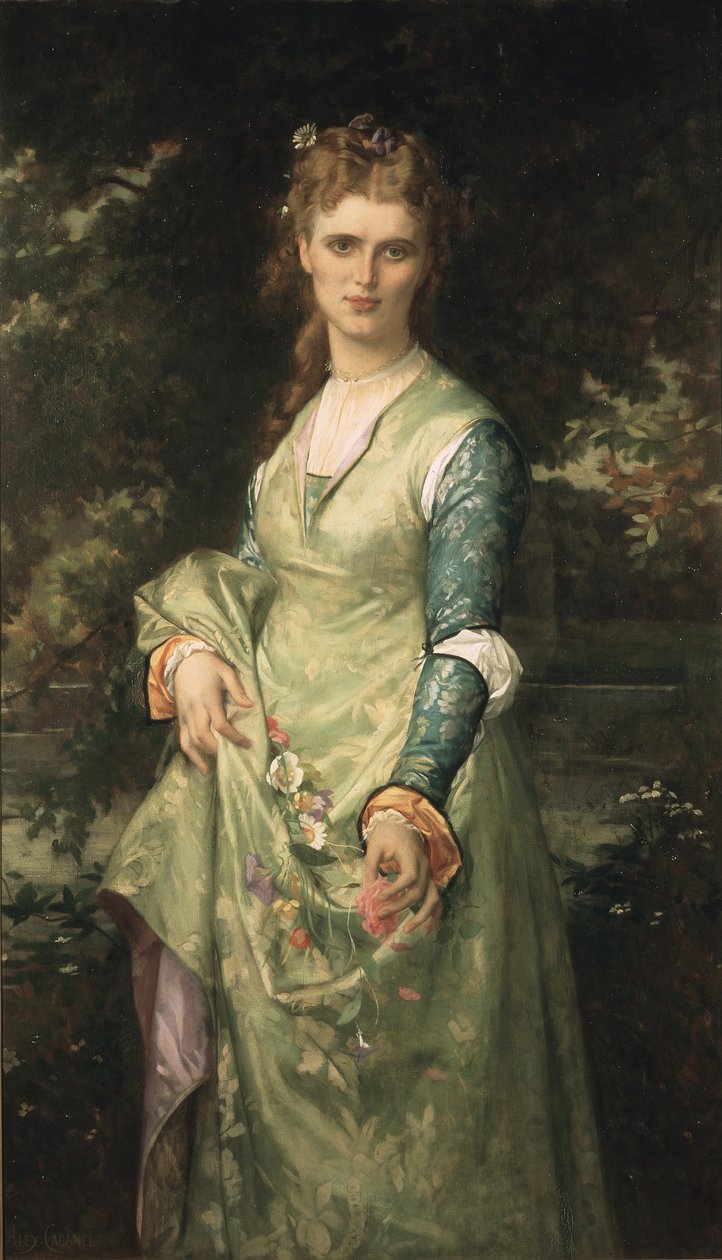 Christina Nilsson en Ophélie - Alexandre Cabanel