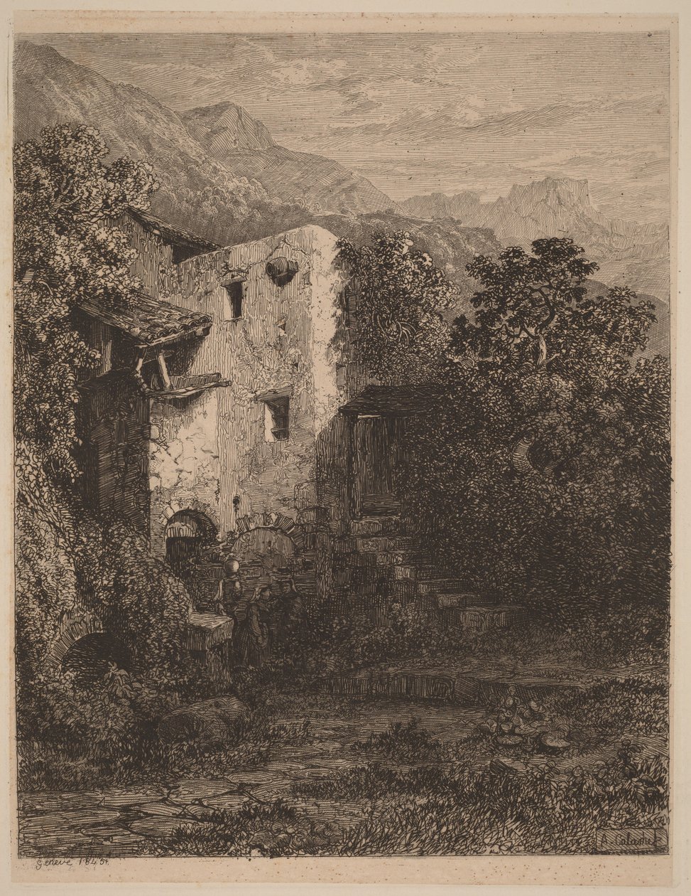 Maison délabrée - Alexandre Calame