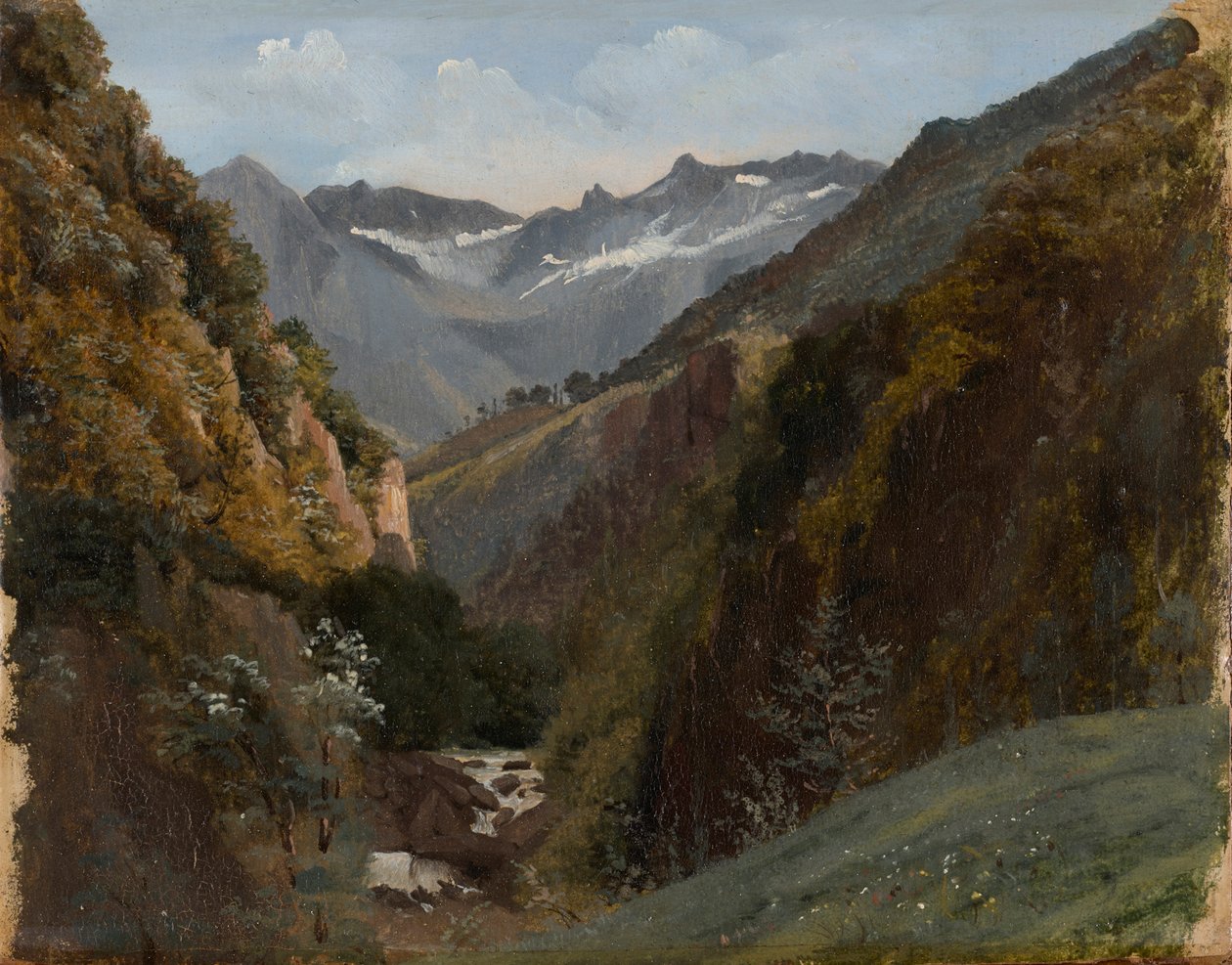 Vallée de haute montagne dans les Alpes bernoises - Alexandre Calame