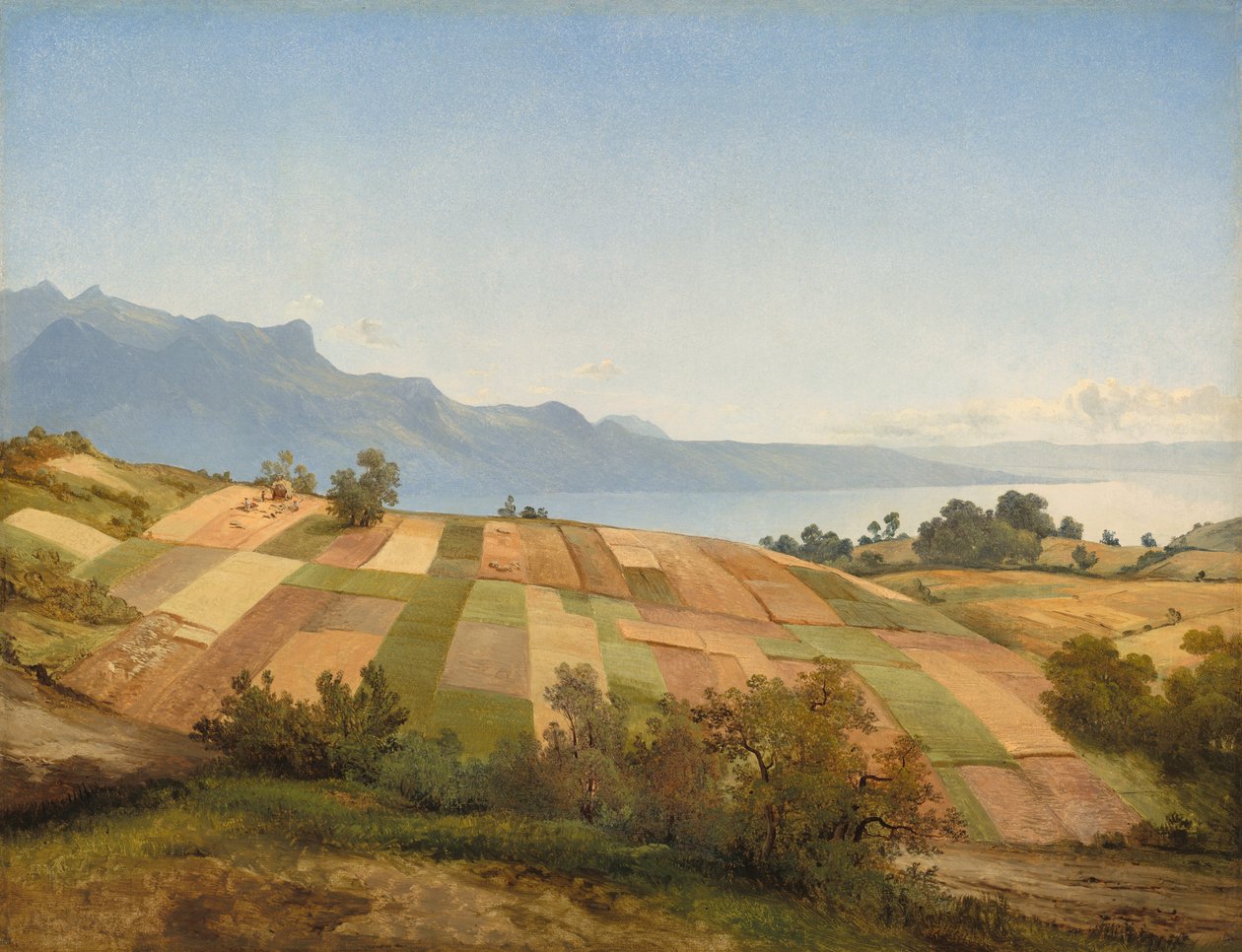 Schweizer Landschaft, um 1830 von Alexandre Calame