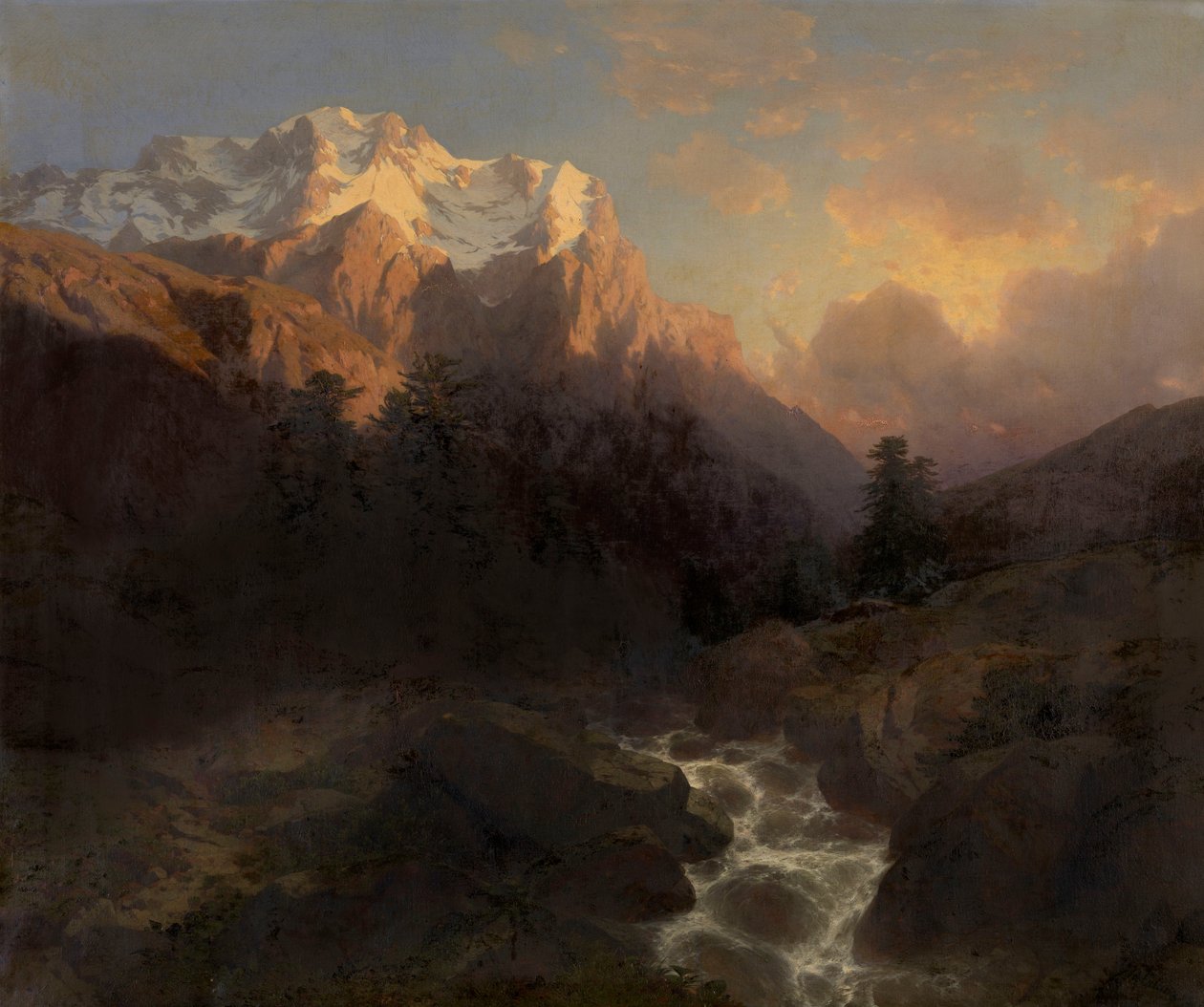 Le Wetterhorn - Alexandre Calame