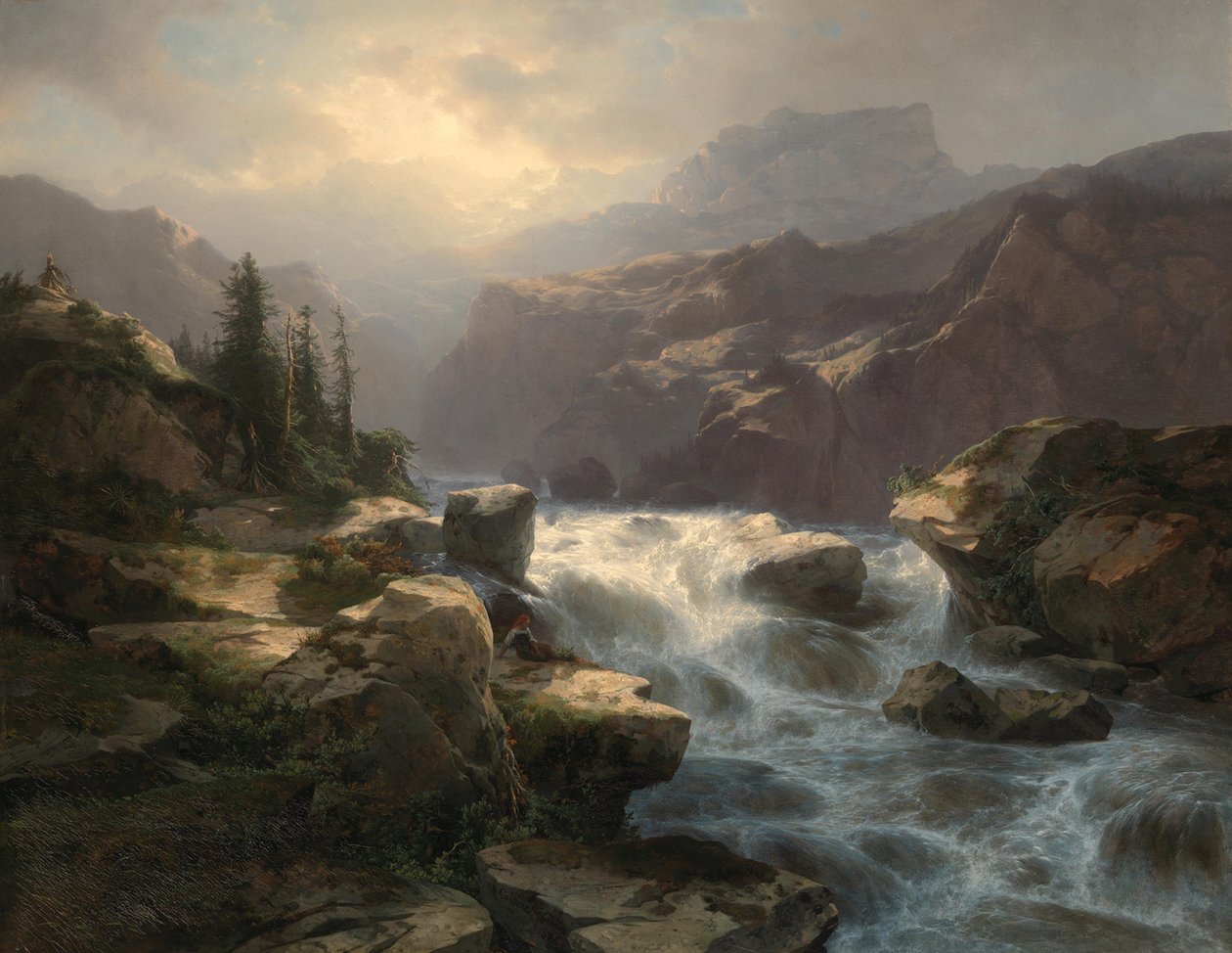 Cascade de Handeck au Grimsel - Alexandre Calame