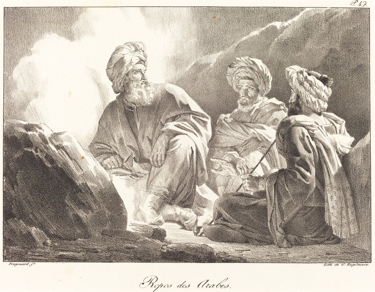 Repos des Arabes - Alexandre Evariste Fragonard