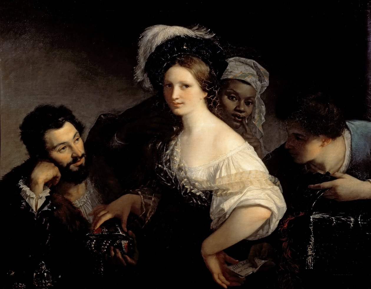 La jeune courtisane - Alexandre Francois Xavier Sigalon