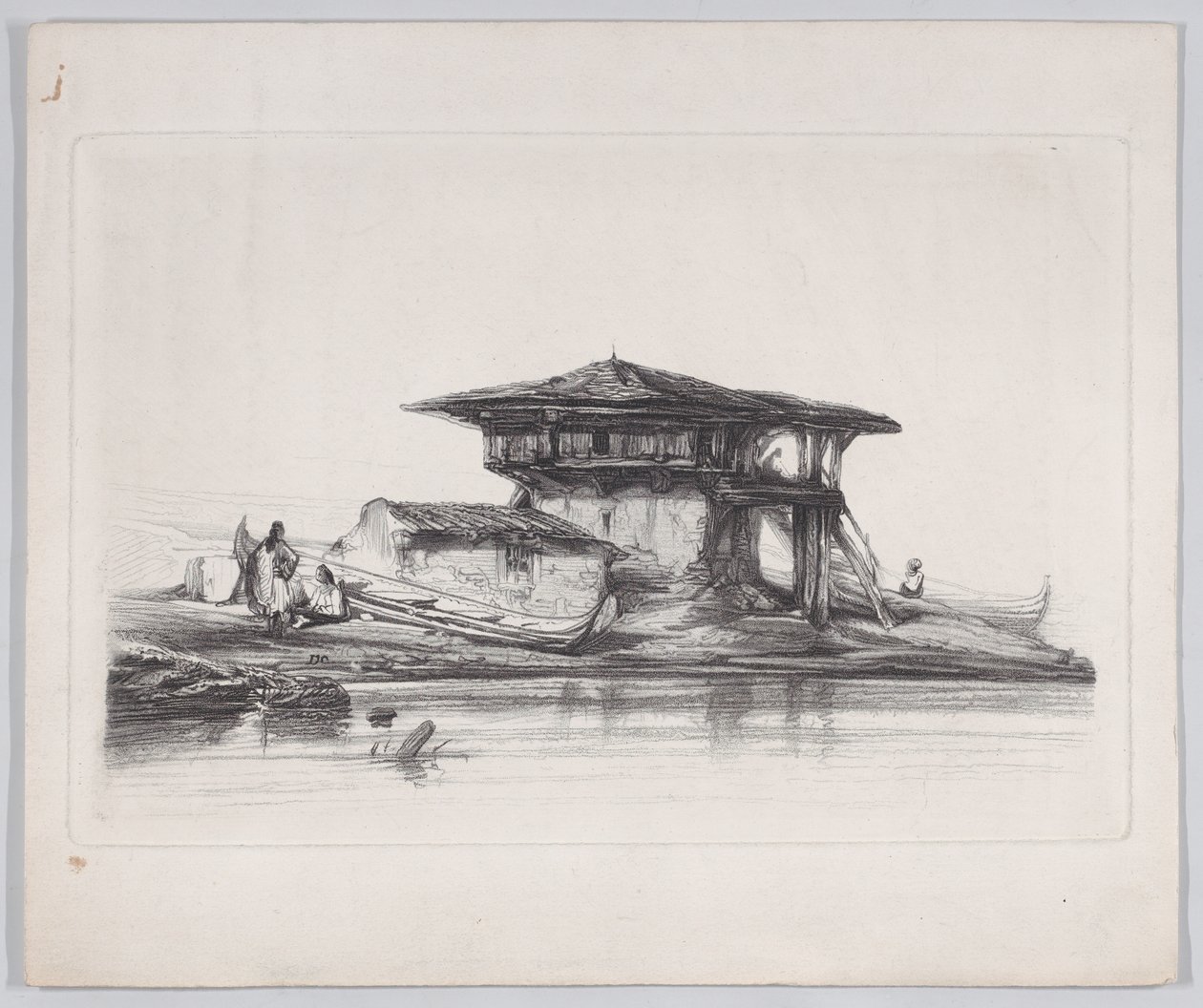 Une maison à Smyrne, 1839 - Alexandre Gabriel Decamps