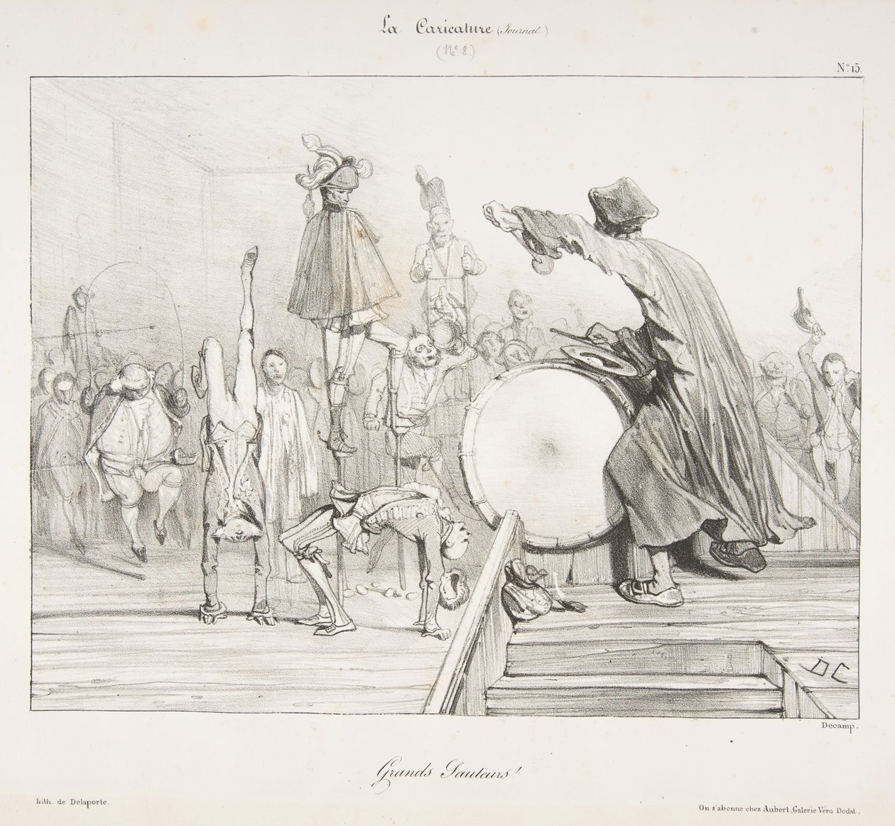 Grands Sauteurs!, de La Caricature - Alexandre Gabriel Decamps