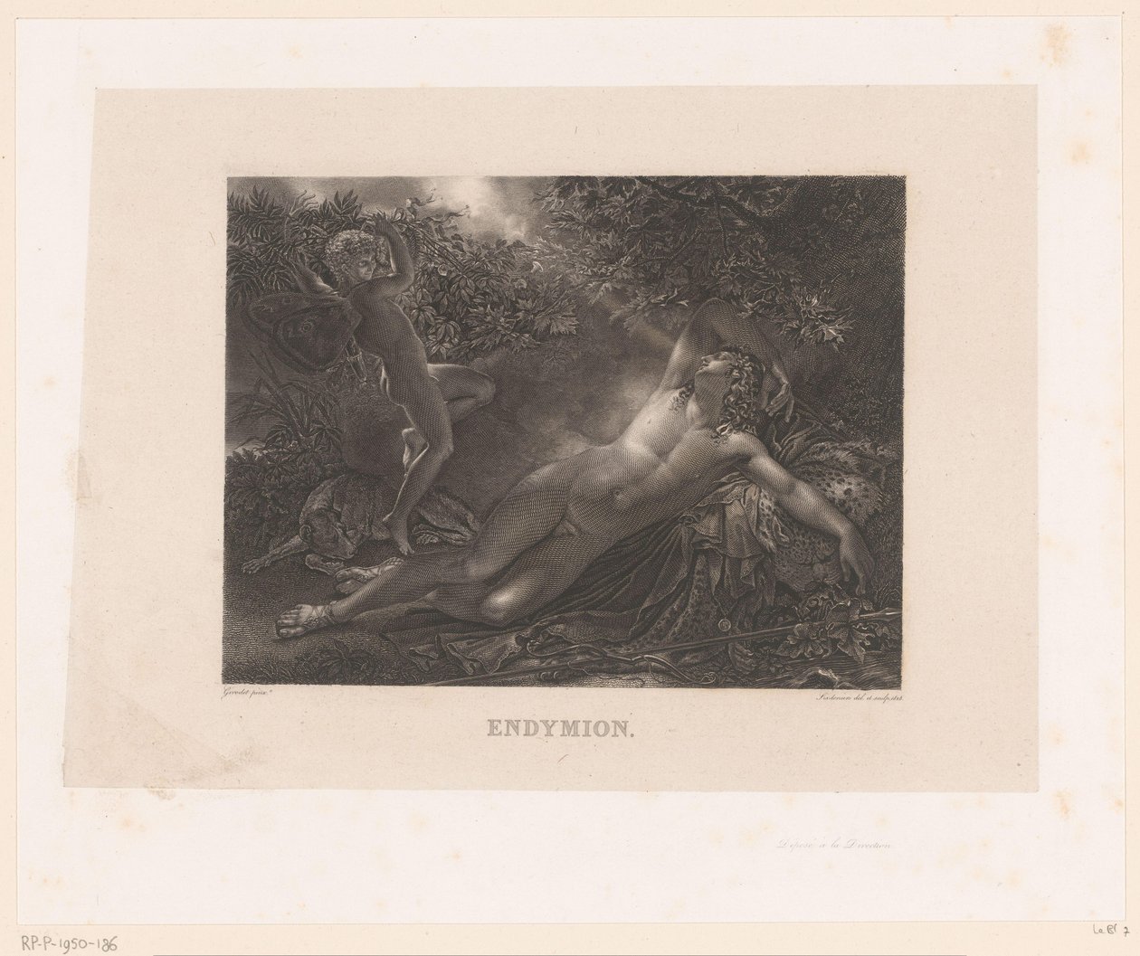 Endymion visité par Diane - Alexandre Vincent Sixdeniers