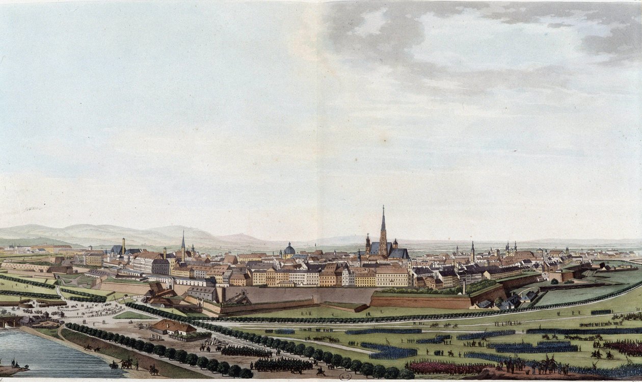 Vue générale de Vienne prise de l