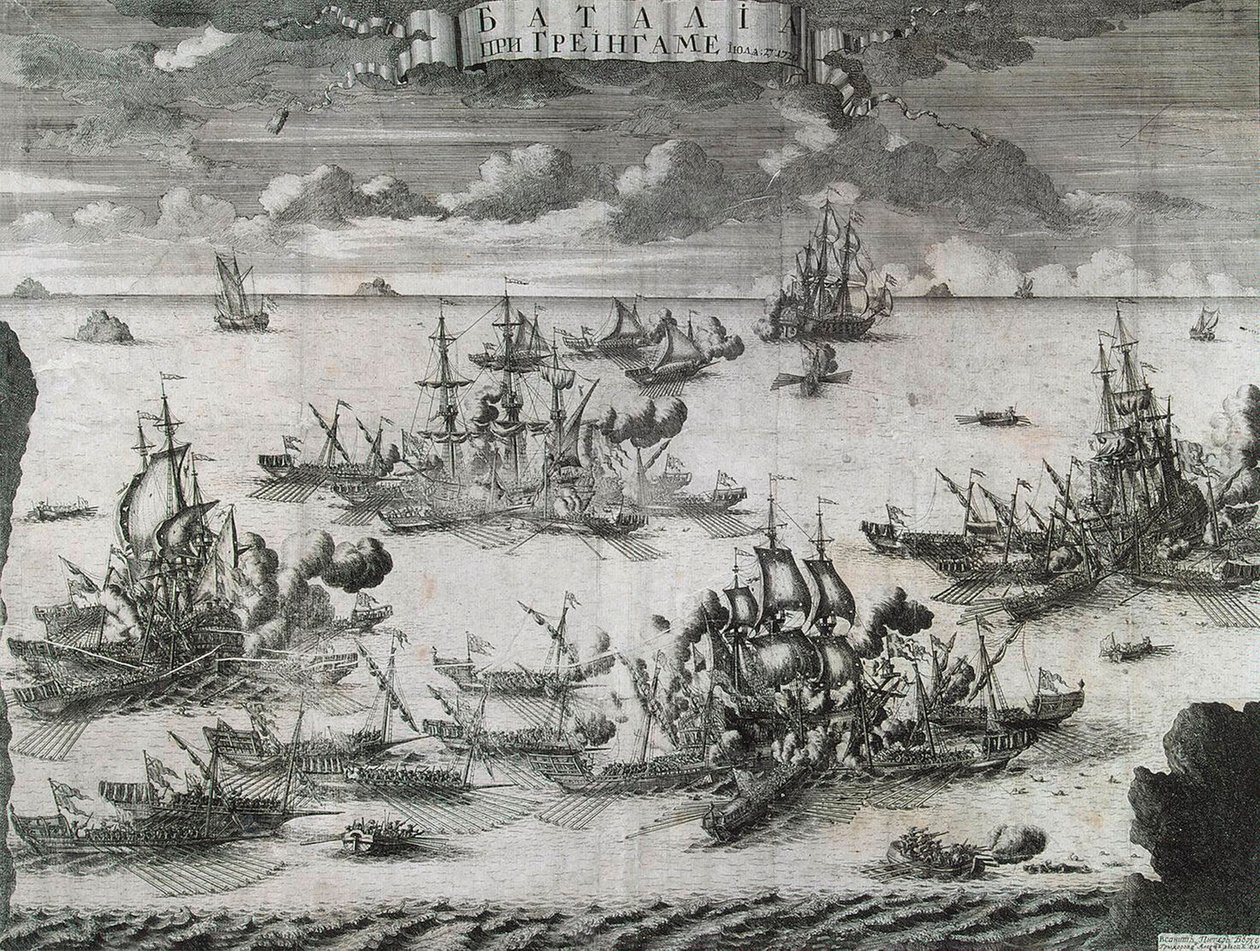 La Bataille de Grengam le 27 juillet 1720, 1721 - Alexei Fyodorovich Zubov