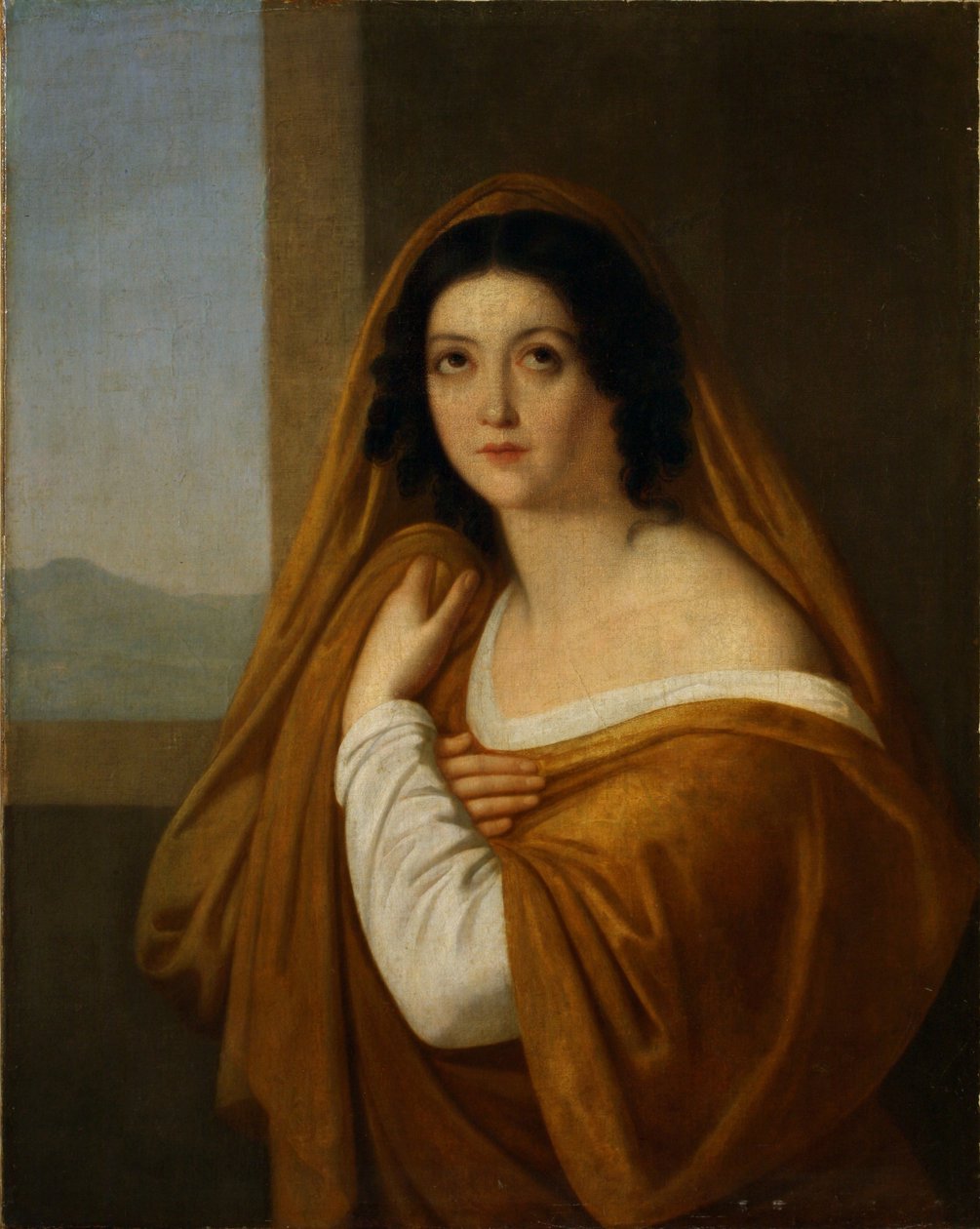 Portrait de la princesse Yevdokia Avdotya Ivanovna Golitsyna, née Izmaylova 1794-1890, années 1810 - Alexei Yegorovich Yegorov