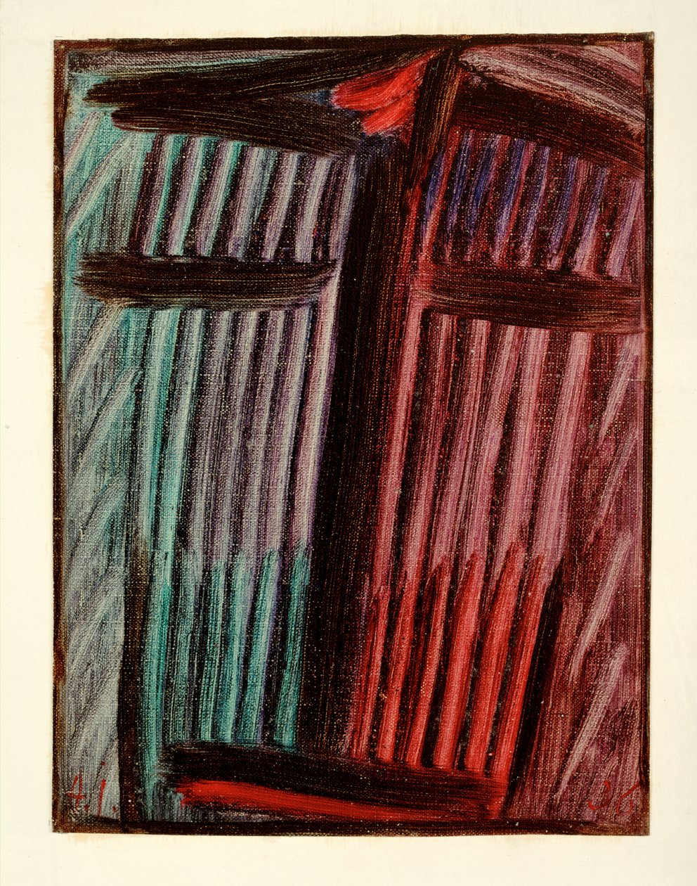 Grosse Meditation - Grande Méditation (Huile sur papier sur carton) - Alexej von Jawlensky