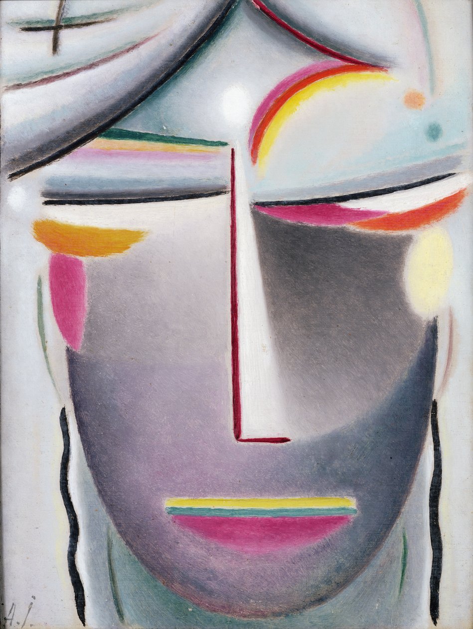 Tête (Bouddha sombre) - Alexej von Jawlensky