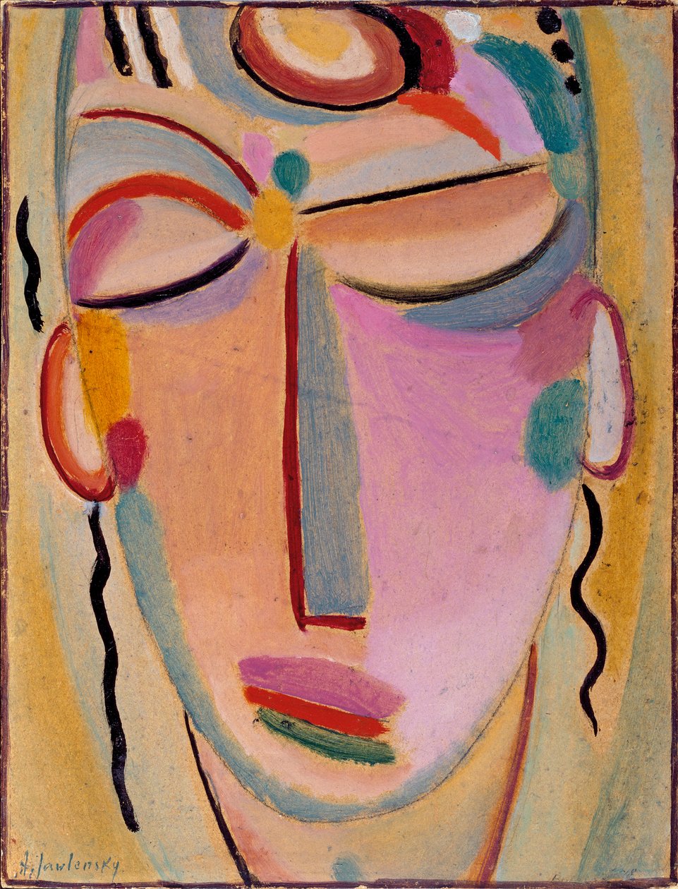 Tête mystique : méditation - Alexej von Jawlensky