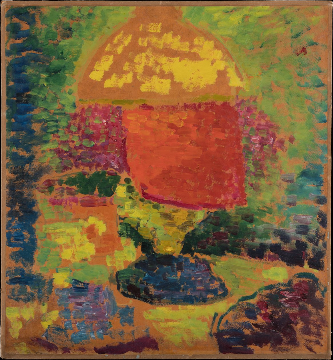 Stillleben mit Petroleumlampe - Alexej von Jawlensky