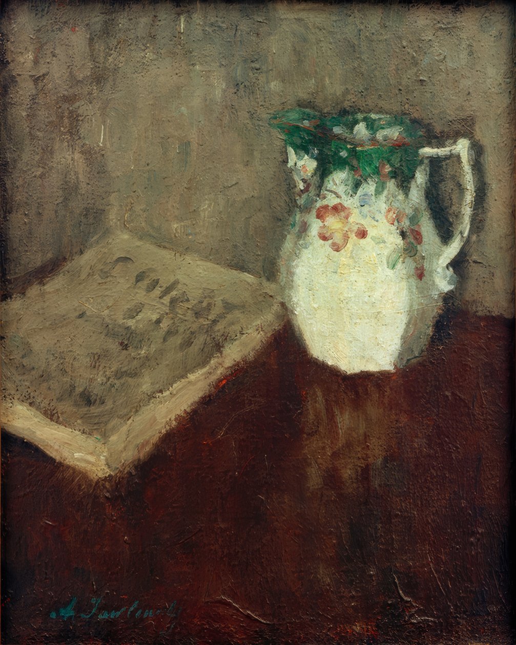 Nature morte avec cruche et livre - Alexej von Jawlensky