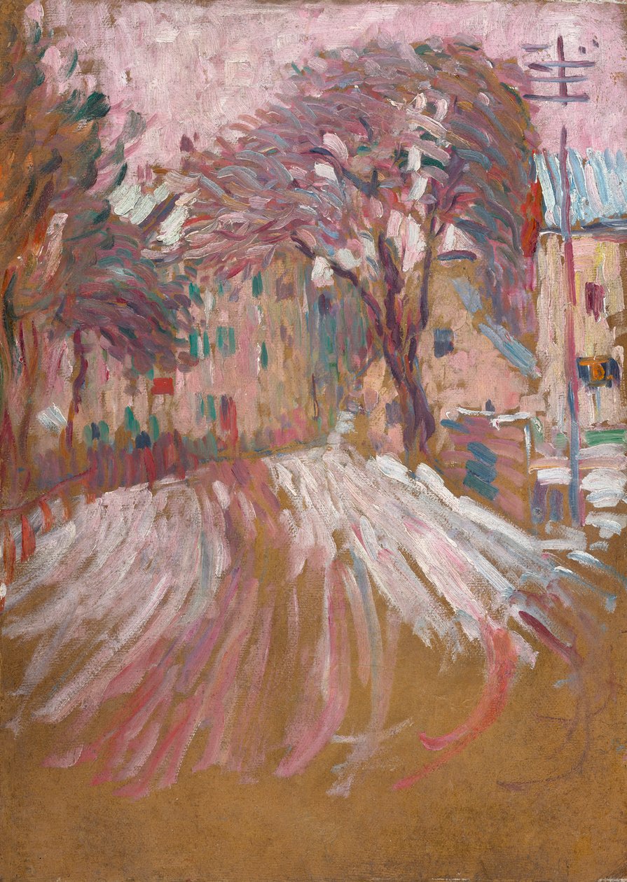 La route en hiver - Alexej von Jawlensky