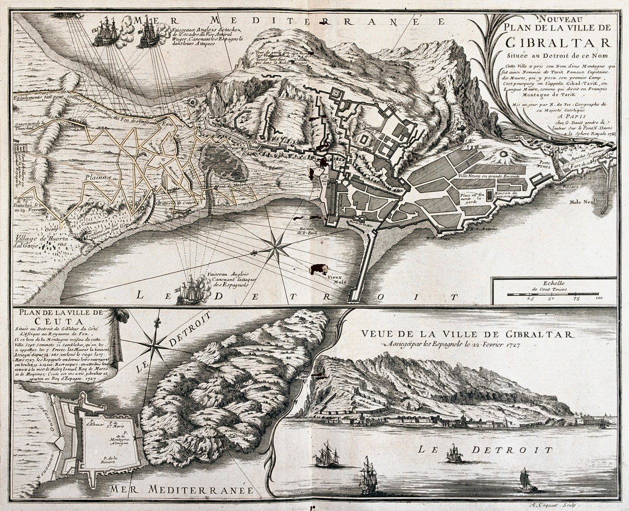 Gibilterra et Ceuta, Espagne - par A - Alexis-Hubert Jaillot