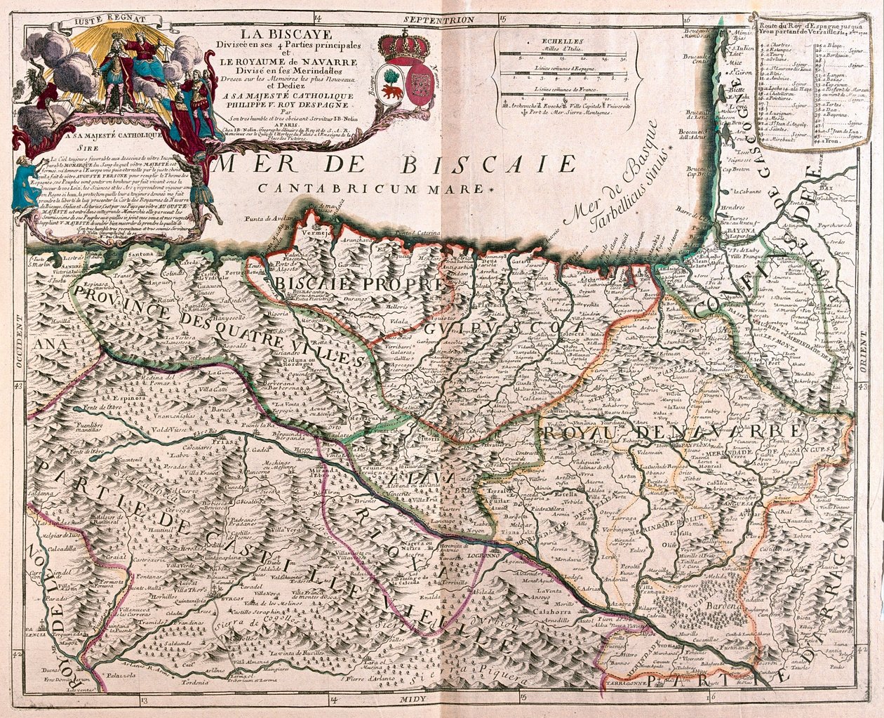 Golfe de Biscaglia et Navarre, Espagne - par A - Alexis Hubert Jaillot