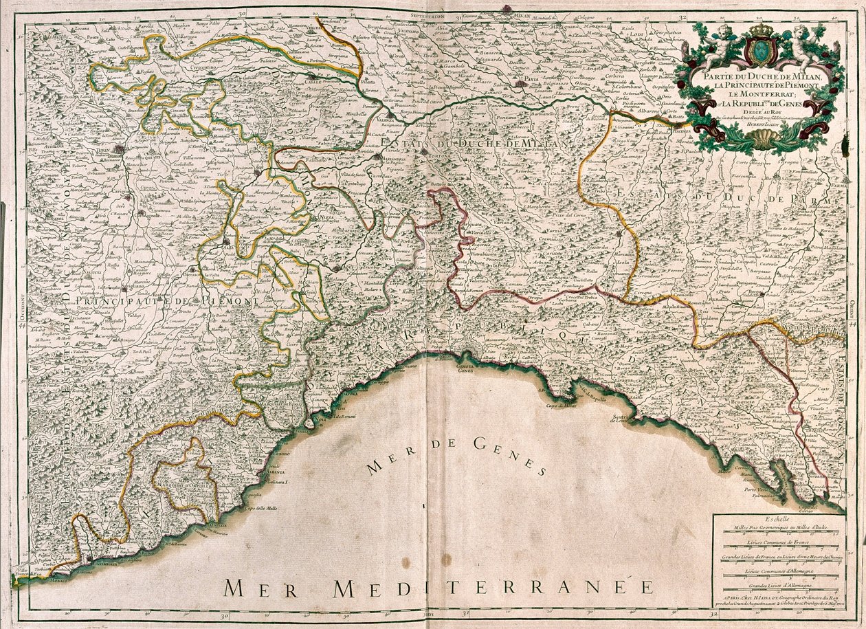 Milan, Gênes et Piémont, Italie - par A - Alexis Hubert Jaillot