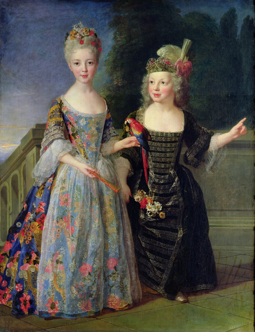 Catherine-Eleonore de Bethisy (1707-67) et son frère, Eugene-Eleanore (1709-81) - Alexis Simon Belle
